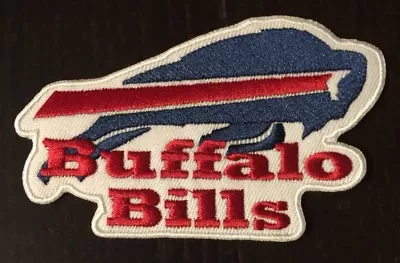 Buffalo Bills RARE EMBROIDERED Iron On Patch NFL Vintage 4” X 2.5” • $4.25