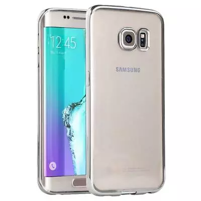 TPU Clear Crystal Rubber Soft Plated Case Cover For Samsung Galaxy S7 S7 Edge • $9.95