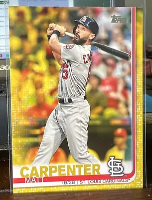 2019 Topps - Gold #84 Matt Carpenter St Louis Cardinals Series 1 • $1