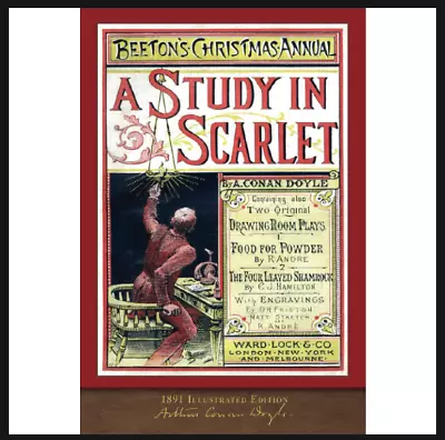 A Study In Scarlet 1891 Illustrated Edition 100th Anniversary Collection • £9.89