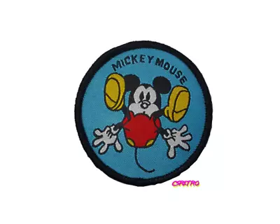 Falling Mickey Mouse Vintage Retro Style SEW ON Garment Patch Applique NEW Mask • $4