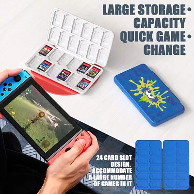 24in1 Magnetic Game Card Case Cover Storage Box Holder For Nintendo Switch /Lite • $23.99