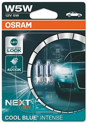 2x T10 W5W Osram 5000K Cool Blue Intense Next Generation Lamps Bulb Side Light • $18.07