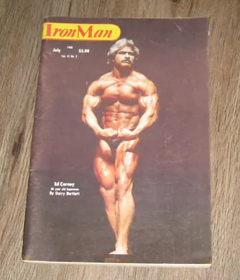 IRON MAN Muscle Bodybuilding Magazine Vol 41 #5 July 1982 Ed Corney LOU Ferrigno • $18.29