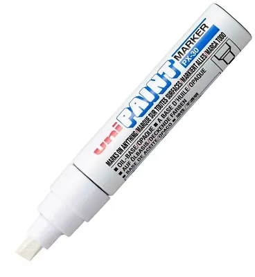 Uni Paint Marker PX-30 8mm Broad Large Tip Oil Based Permanent Tyres Art Metal • £29.99