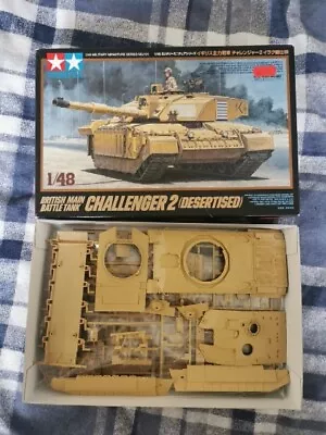 Tamiya 1/48 British Main Battle Tank Challenger 2 (Desertised) # 32601 • £18