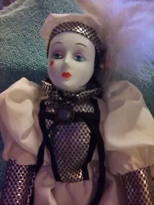 Ceramic Mime Doll And 7 Ceramic Mini Masks • $2.99