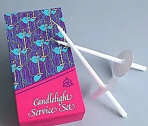 50 CANDLELIGHT Ceremony Prayer VIGIL CANDLES Handheld Pure White 10  • $25