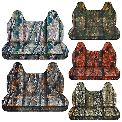 Camouflage Seat Covers Fits Ford F150 Truck 92-04 Front Bench W/ Molded Headrest • $89.99