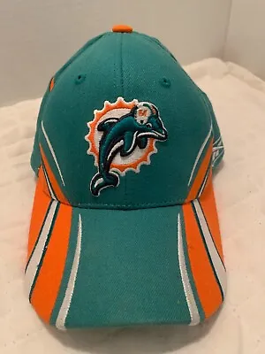 Miami Dolphins Cap Reebok Authentic NFL Sideline Equipment Flexcap - One Size • $15