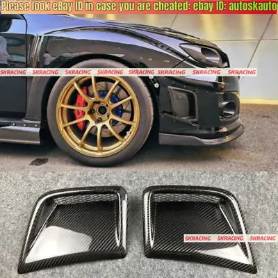 Carbon Fiber Front Side Bumper Air Duct Vent For Subaru STI WRX GRB Wagon 08-14 • $69.99