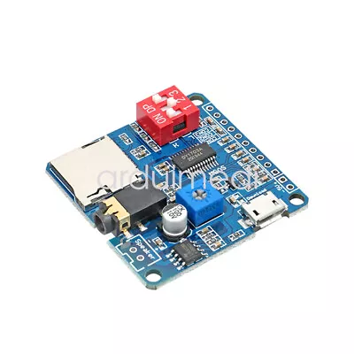 Voice Playback Module MP3 Player I/O Trigger UART Control SD/TF 5W For Arduino • £4.28