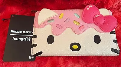 Loungefly Sanrio Hello Kitty Sweet Treats Cupcake Sprinkle Flap Wallet NWT 2022 • $54.97