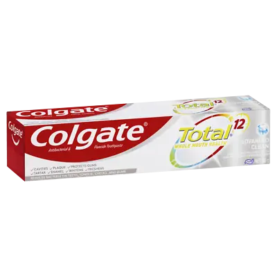 Colgate Total Advanced Clean Toothpaste 200g Reduces Bacteria Cavities Plaque • $8.82
