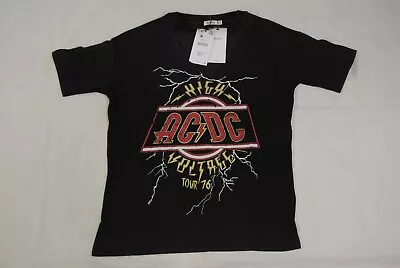 Ac/dc High Voltage Tour 76 T Shirt New Official Bershka Clothing Label Rare • £10.99