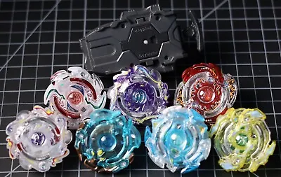 Beyblade Burst Dual Layer Lot With String Launcher | Takara Tomy • $54.99