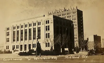 RPPC Midland Texas T.S. Hogan Petroleum Building & Court House C1920s/30s • $75.99