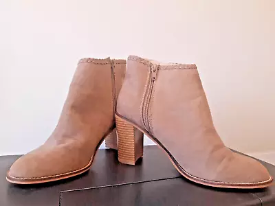 £4.99 • Buy Red Herring Beige Heeled Boots Size 6