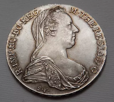 1780 Maria Theresa Thaler Silver .833 Posthumous Trade Coin • £19.95