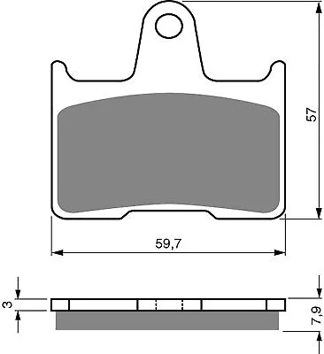 Brake Disc Pads Rear Goldfren For Kawasaki ZZR 1400 (ZX1400DAF) (ABS) • £13.95