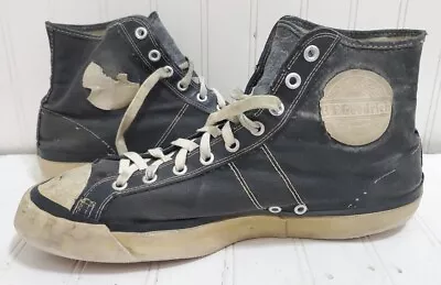 Vintage B. F. GOODRICH Early Basketball Shoes Mens 10.5 Hi Top Sneakers High Gym • $149.49