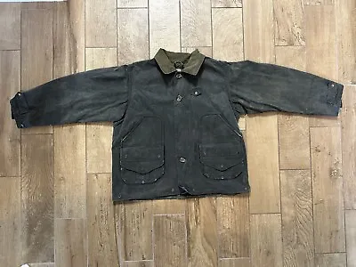 VTG 1996 Filson Tin Cloth Jacket Mens Large Made In USA • $165