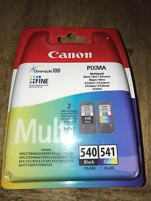 Canon Multipack 540 And 541 Printer Ink New And Sealed • £21.31