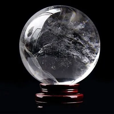 1PCS Natural Iceland Spar Quartz Sphere Quartz Crystal Ball Healing 40mm ** • $13.85