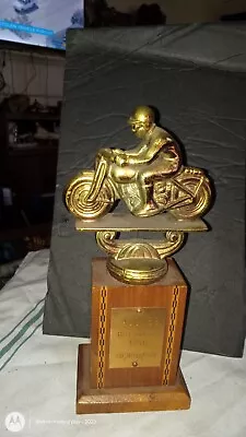 1960's Motorcycle Racing Heavy Topper Trophy • $95