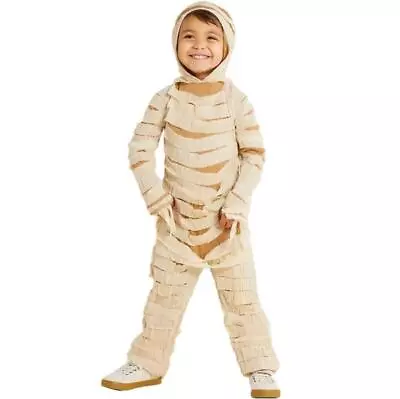 Toddler Boys Girls Child Hyde & Eek MUMMY Halloween Costume Size 4T/5T NWT Gauze • $17.99