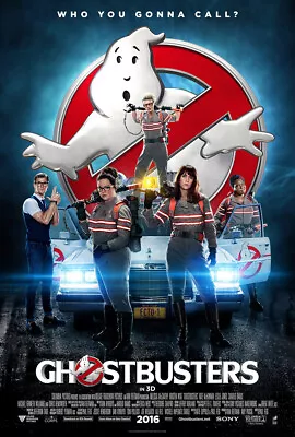 UNFRAMED Ghostbusters 2016 Movie Poster Prints Canvas Print Decor B • $22.99