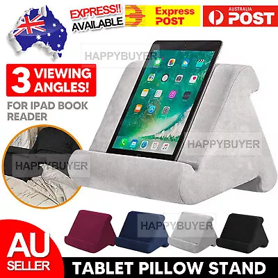 Lightweight Tablet Pillow Stand For IPad Book Holder Rest Lap Reading Cushion AU • $13.95