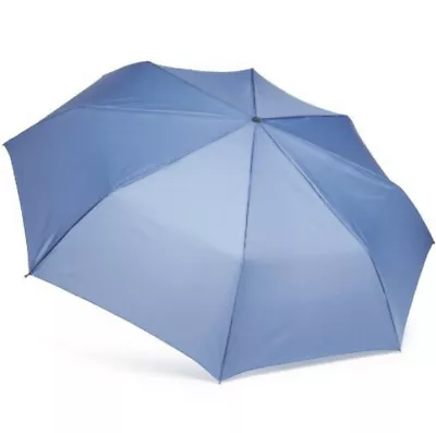 [NEW] Totes Automatic Open Close Golf Size Umbrella Steel Blue • $34.99