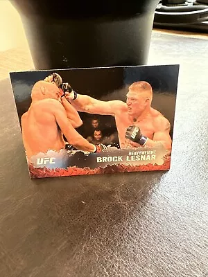 2009 Topps UFC Round 2  BROCK LESNAR Base Card #69 RC Rookie Card Rare! • $3.99