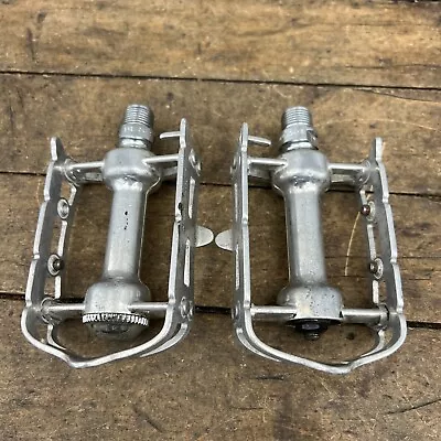 $119.99 • Buy Vintage Campagnolo Pedals Gran Sport Grand  Quill Campy GS Eroica 9/16 In A2