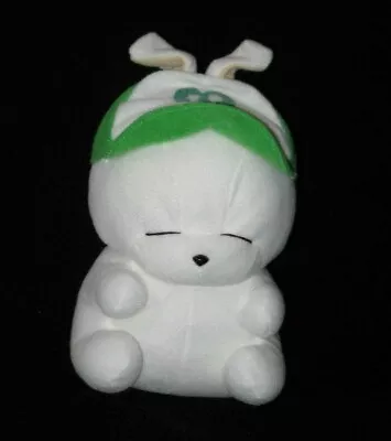 Mashimaro 2000 Yeopki Tokki Plushie White Rabbit 6” Anime Toy Kim Jae Green Hat • $34.99