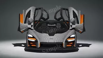 Lego Mclaren Senna 2019 High Res Wall Deco Print Photo Poster • $33.69