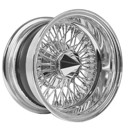 13 14  LA Wire Wheels Reverse 72-Spoke Cross Lace Chrome Rims (W80) • $929