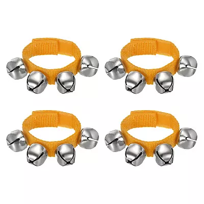 4pcs Wrist Bells Jingle Bells Ankle Bells Musical Dark Dark Yellow • $15.62