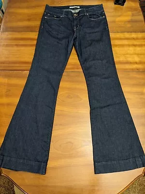 J Brand Love Story Pure Jeans Womens Size 34/35 Cut- 6921 Style-722 Flare Bell • £32.27