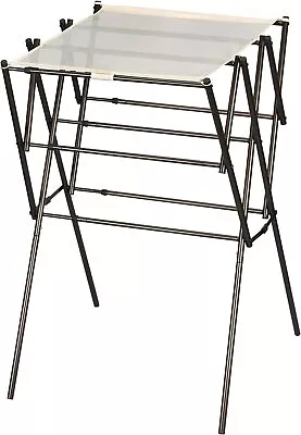 5175 Collapsible Expandable Metal Clothes Drying Rack Antique Bronze STORAGE • $38.21