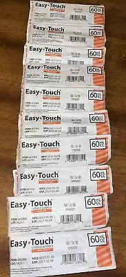 (10) - Easy Touch 60cc /60ML LUER LOCK Disposable Syringes - NO NEEDLE -Sterile • $14.99