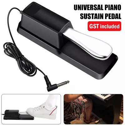 Piano Damper Sustain Pedal Foot Switch For Electric Yamaha Casio Roland Keyboard • $17.94