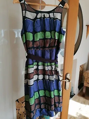£16 • Buy Nougat Dress Silk Needs A Gentle Iron... Perfect Condition. Size 16. 