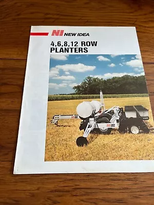 New Idea 4 6 8 12 Row Corn Planter Brochure FCCA • $21.99