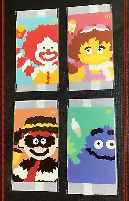 🇹🇼TAIWAN 2024 MCDONALD’S 40th ANNIVERSARY LIMITED EDITION GIFT CARD 4 CARD NEW • $25.49