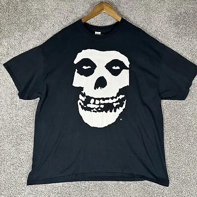 Misfits Shirt Men’s 2XL Black Double Sided Crimson Ghost Logo Repop Horror Punk • $22.88