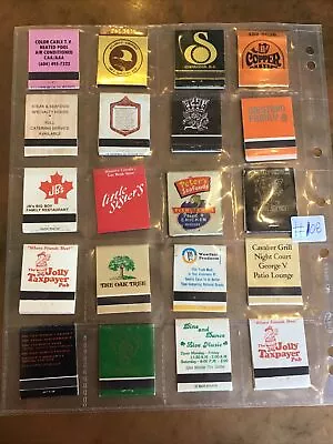 Lot Of 20 Mixed Vintage British Colombia BC Empty Matchbook Covers  #108 • $7.28
