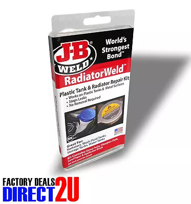 JB Weld Radiator Weld - Plastic Tank & Radiator Repair Kit J-B Weld #2120 • $33.95