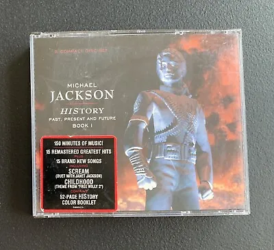 Michael Jackson History - Past Present And Future - 2 CD Disc Set - Epic 2015 • $9.95